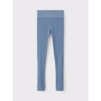 NAME IT Sømløse Leggings Lavenda China Blue